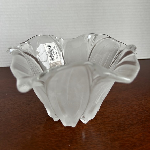 MIKASA Sunflower Frost 6 1/2 inch Votive Candle Holder/Bowl/Candy Dish - Picture 4 of 8